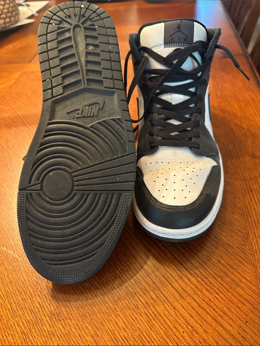 Jordan High-Top Sneakers - Black & White